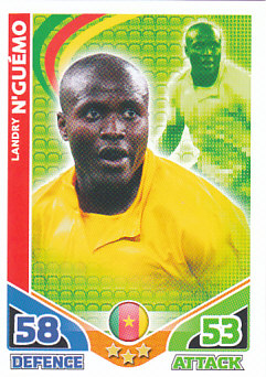 Landry N'Guemo Cameroon 2010 World Cup Match Attax #40